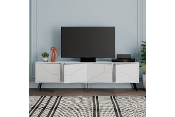 Tv-bänk Dune 180x29,6 cm Vit - Hanah Home - Möbler - TV- & Mediamöbler - TV bänk & mediabänk