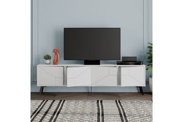 Dune Tv-bänk 180x29,6 cm Vit - Hanah Home - Möbler - TV- & Mediamöbler - TV bänk & mediabänk