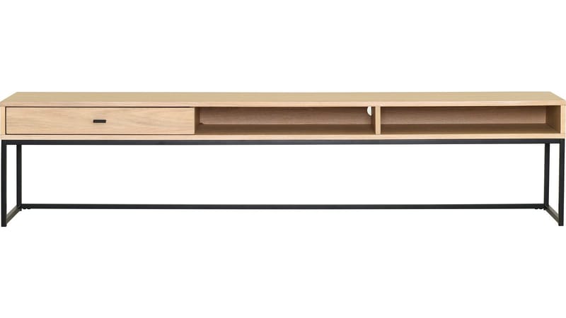 TV-bänk Eiknor 180 cm - Vitpigmenterad ekfaner - Möbler - TV- & Mediamöbler - TV bänk & mediabänk