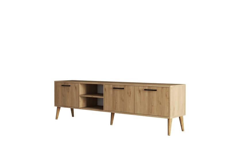 Tv-bänk Essexa 180x35 cm Brun - Hanah Home - Möbler - TV- & Mediamöbler - TV bänk & mediabänk