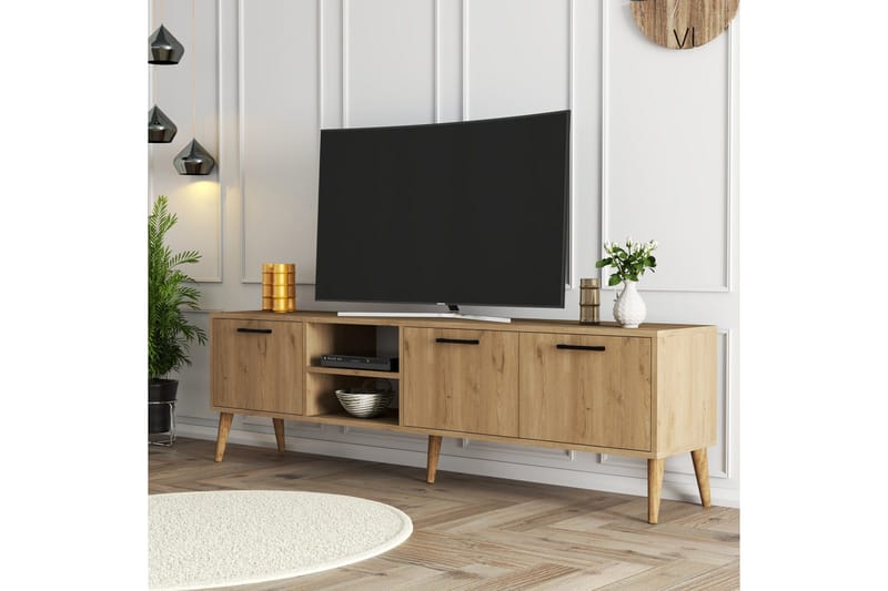 Tv-bänk & mediabänk Essexa Tv-bänk Ljusbrun - Möbler - TV- & Mediamöbler - TV bänk & mediabänk