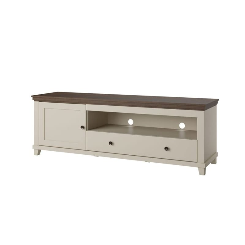 Tv-bänk Evora 1 dörr 1 låda, Ljus Beige
