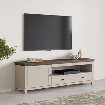 Tv-bänk Evora 1 dörr 1 låda - Ljus Beige - Möbler - TV- & Mediamöbler - TV bänk & mediabänk