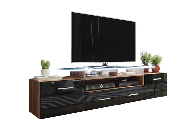 TV-bänk Evora 39x194 cm LED-belysning - TV bänk & mediabänk
