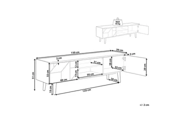 TV-bänk Franklin - Möbler - TV- & Mediamöbler - TV bänk & mediabänk