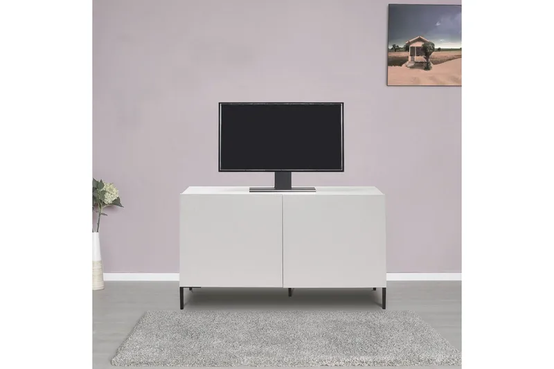 TV-bänk Galnor Almasi / Vit - Almasi / Vit - Möbler - TV- & Mediamöbler - TV bänk & mediabänk