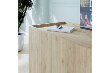 TV-bänk Galnor Ek - Natural - Möbler - TV- & Mediamöbler - TV bänk & mediabänk