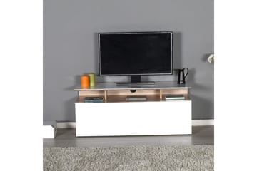 TV-bänk Galnor Ek / Vit - Ek / Vit - Möbler - TV- & Mediamöbler - TV bänk & mediabänk