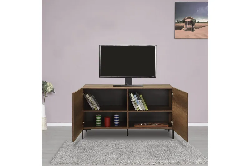 TV-bänk Galnor Valnöt - Oslo Valnöt - Möbler - TV- & Mediamöbler - TV bänk & mediabänk