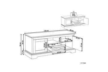 TV-bänk Garet - Möbler - TV- & Mediamöbler - TV bänk & mediabänk
