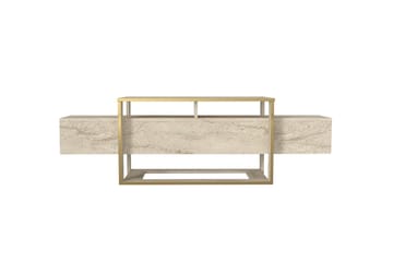 Tv-bänk Herb 160 cm - Beige - Möbler - TV- & Mediamöbler - TV bänk & mediabänk
