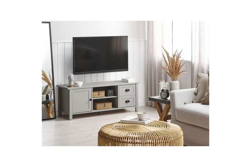 TV-bänk Honolulu Grå - Grå - Möbler - TV- & Mediamöbler - TV bänk & mediabänk