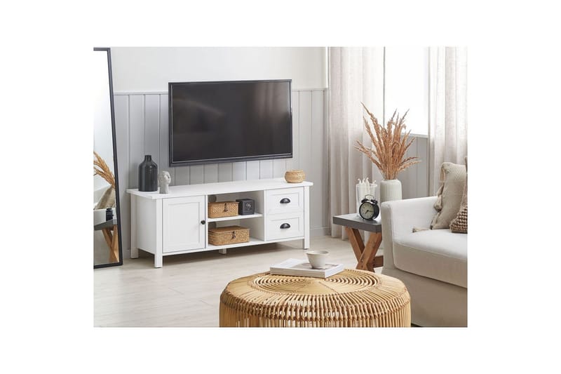 TV-bänk Honolulu Vit - Vit - Möbler - TV- & Mediamöbler - TV bänk & mediabänk