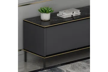 Imaj Tv-bänk 180x35 cm Svart - Hanah Home - Möbler - TV- & Mediamöbler - TV bänk & mediabänk