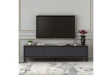 Tv-bänk Imaj 180x35 cm Svart - Hanah Home - Möbler - TV- & Mediamöbler - TV bänk & mediabänk