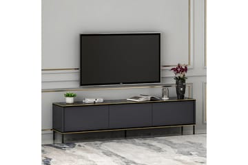 Tv-bänk Imaj 180x35 cm Svart - Hanah Home - Möbler - TV- & Mediamöbler - TV bänk & mediabänk