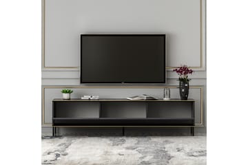 Tv-bänk Imaj 180x35 cm Svart - Hanah Home - Möbler - TV- & Mediamöbler - TV bänk & mediabänk
