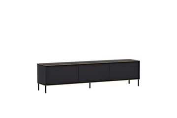 Tv-bänk Imaj 180x35 cm Svart - Hanah Home - Möbler - TV- & Mediamöbler - TV bänk & mediabänk