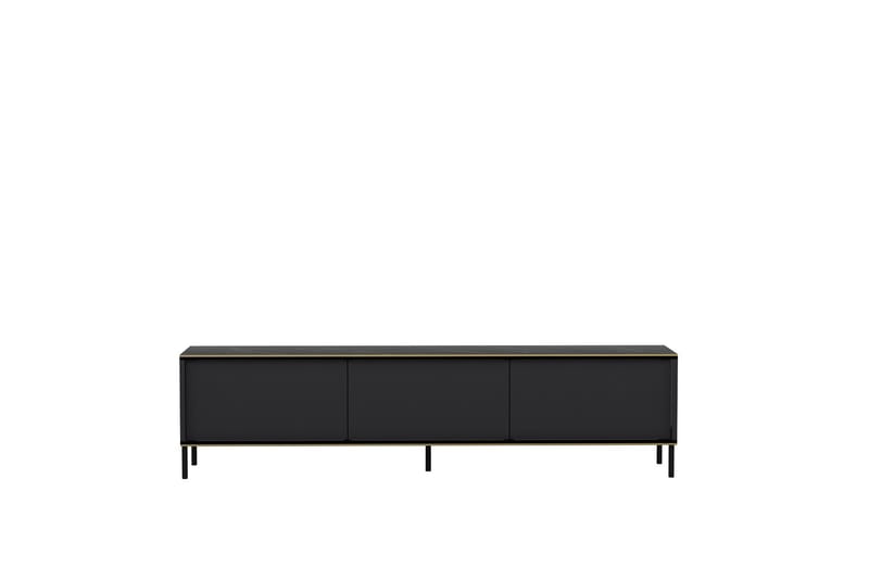 Tv-bänk Imaj 180x35 cm Svart - Hanah Home - Möbler - TV- & Mediamöbler - TV bänk & mediabänk