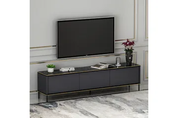 Imaj Tv-bänk 180x35 cm Svart - Hanah Home - Möbler - TV- & Mediamöbler - TV bänk & mediabänk