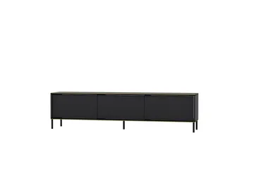 Imaj Tv-bänk 180x35 cm Svart - Hanah Home - Möbler - TV- & Mediamöbler - TV bänk & mediabänk