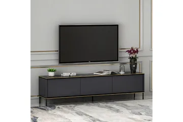 Imaj Tv-bänk 180x35 cm Svart - Hanah Home - Möbler - TV- & Mediamöbler - TV bänk & mediabänk