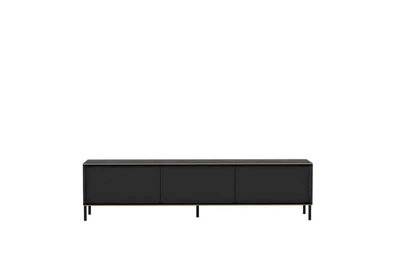 Imaj Tv-bänk 180x35 cm Svart - Hanah Home - Möbler - TV- & Mediamöbler - TV bänk & mediabänk