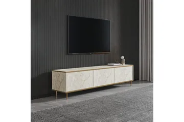 TV-bänk Imaj Travertin / Rany - Guld/Taupe - Möbler - TV- & Mediamöbler - TV bänk & mediabänk