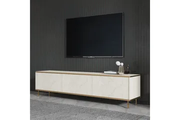 TV-bänk Imaj Travertin / Rany - Guld/Taupe - Möbler - TV- & Mediamöbler - TV bänk & mediabänk