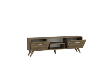 Tv-bänk Irma 150x29,6 cm Brun - Hanah Home - Möbler - TV- & Mediamöbler - TV bänk & mediabänk