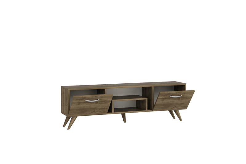 Tv-bänk Irma 150x29,6 cm Brun - Hanah Home - Möbler - TV- & Mediamöbler - TV bänk & mediabänk