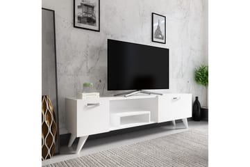 Tv-bänk Irma 150x29,6 cm Vit - Hanah Home - Möbler - TV- & Mediamöbler - TV bänk & mediabänk
