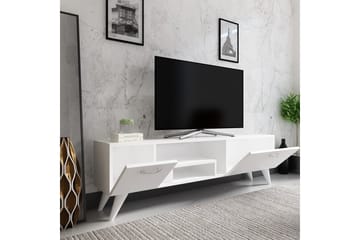 Tv-bänk Irma 150x29,6 cm Vit - Hanah Home - Möbler - TV- & Mediamöbler - TV bänk & mediabänk