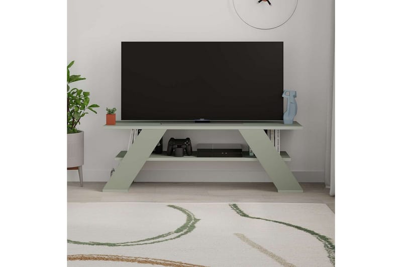 TV-bänk Janesh Askgrön - Askgrön - Möbler - TV- & Mediamöbler - TV bänk & mediabänk