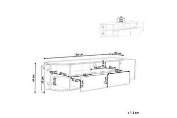TV-bänk Jerome - Möbler - TV- & Mediamöbler - TV bänk & mediabänk
