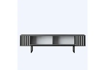 TV-bänk Jeval Antracit / Svart - Antracit / Svart - Möbler - TV- & Mediamöbler - TV bänk & mediabänk