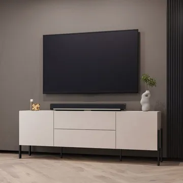 TV-bänk Jukon 2 Dörrar med 2 Lådor - Kashmir - Möbler - TV- & Mediamöbler - TV bänk & mediabänk