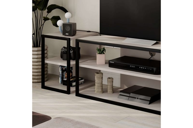 TV-bänk Kelinmoor Ljus Mocha - Ljus Mocha - Möbler - TV- & Mediamöbler - TV bänk & mediabänk