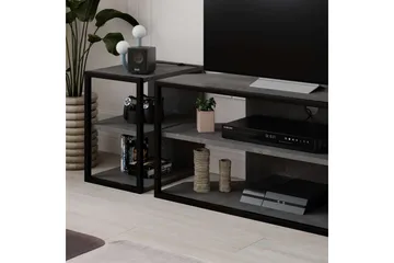 TV-bänk Kelinmoor Retro Grå - Retro Grå - Möbler - TV- & Mediamöbler - TV bänk & mediabänk