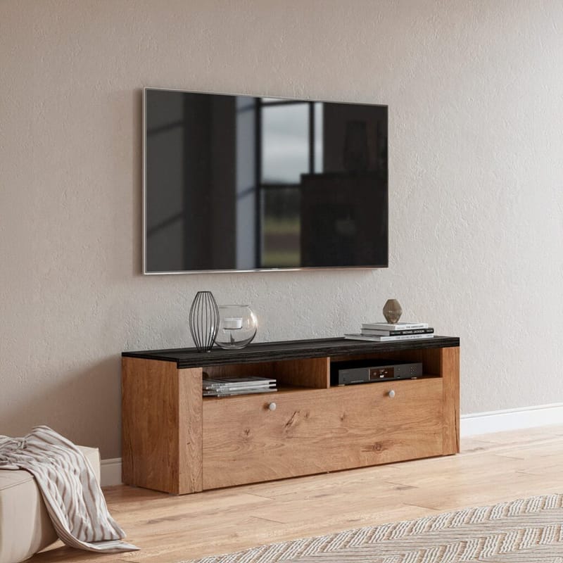 Tv-bänk Larona 2 klaffar - Lefkas ek - Touchwood - Möbler - TV- & Mediamöbler - TV bänk & mediabänk