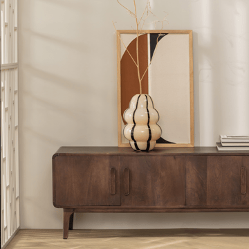 Tv-bänk Liya 150 cm - Mörkbrun - Möbler - TV- & Mediamöbler - TV bänk & mediabänk