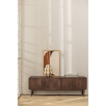 Tv-bänk Liya 150 cm - Mörkbrun - Möbler - TV- & Mediamöbler - TV bänk & mediabänk