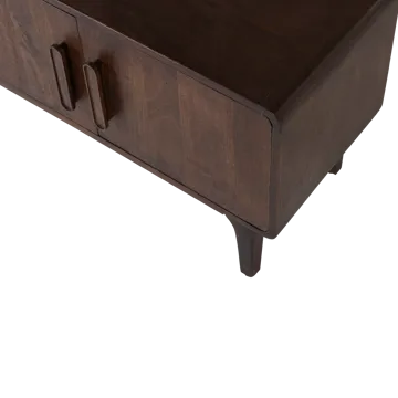 Tv-bänk Liya 150 cm - Mörkbrun - Möbler - TV- & Mediamöbler - TV-skåp