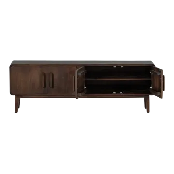 Tv-bänk Liya 150 cm - Mörkbrun - Möbler - TV- & Mediamöbler - TV bänk & mediabänk