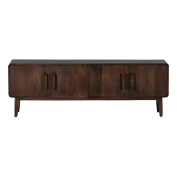 Tv-bänk Liya 150 cm - Mörkbrun - Möbler - TV- & Mediamöbler - TV bänk & mediabänk