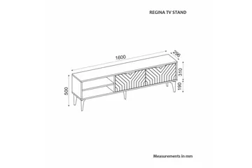 TV-bänk Lyven Valnöt - Valnöt - Möbler - TV- & Mediamöbler - TV bänk & mediabänk