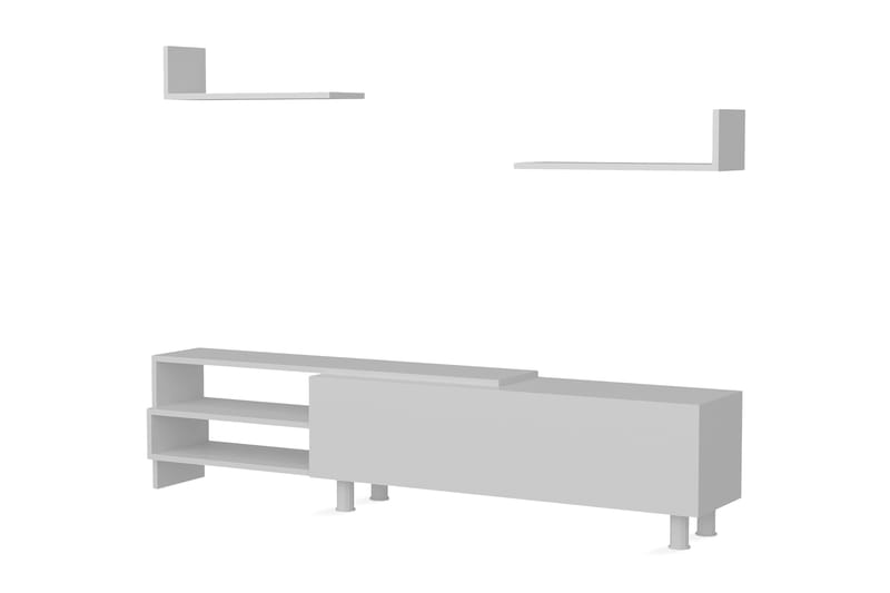 Tv-bänk Marylo - Vit - TV-möbelset