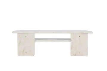 Ålesund Travertin Tv-bänk 140x40 cm - Beige - Möbler - TV- & Mediamöbler - TV bänk & mediabänk
