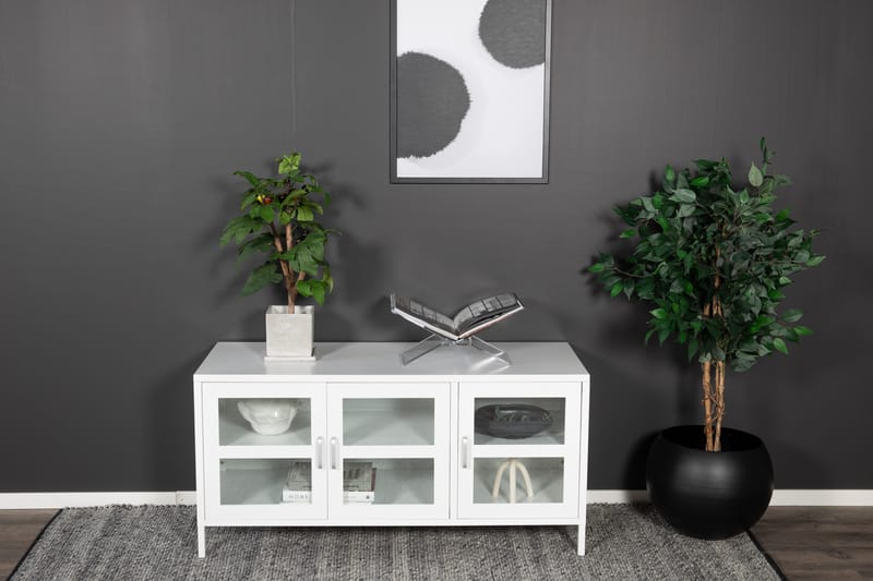 Acero Tv-bänk 120 cm - Vit - Möbler - TV- & Mediamöbler - TV bänk & mediabänk