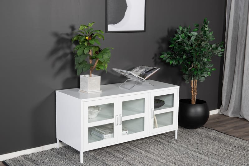 Acero Tv-bänk 120 cm - Vit - Möbler - TV- & Mediamöbler - TV bänk & mediabänk